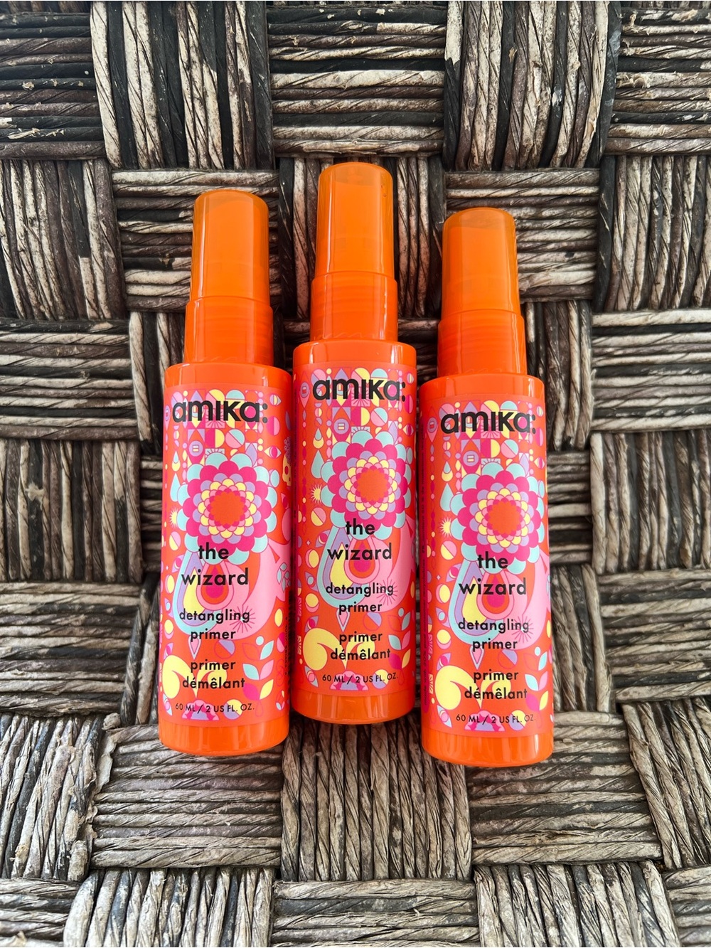 Amika The Wizard Detangling Primer Set of 3-60ml